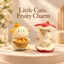 Fruit Cat Figurines – Cute Mini Desk Decor