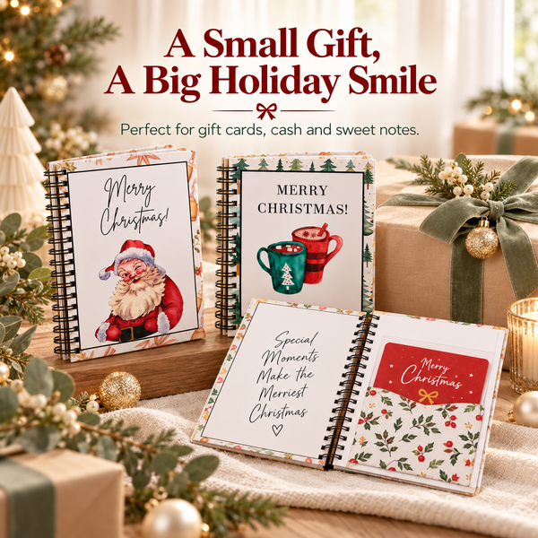 A Little Book of Christmas Surprises – Gift Card, Cash & Note Keepsake Book