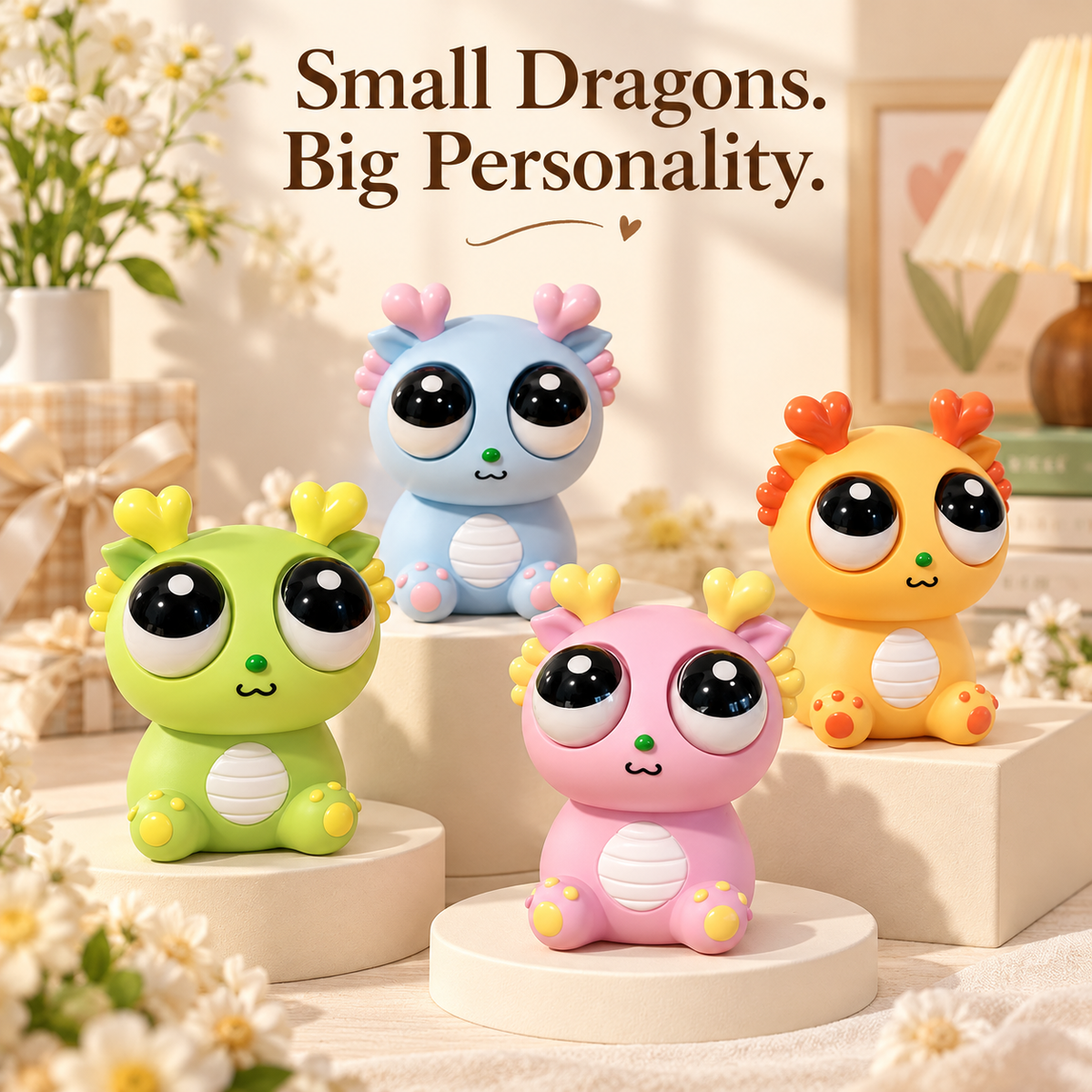 Pop-Eye Dragon Squeeze Toy – Cute Desk Fidget