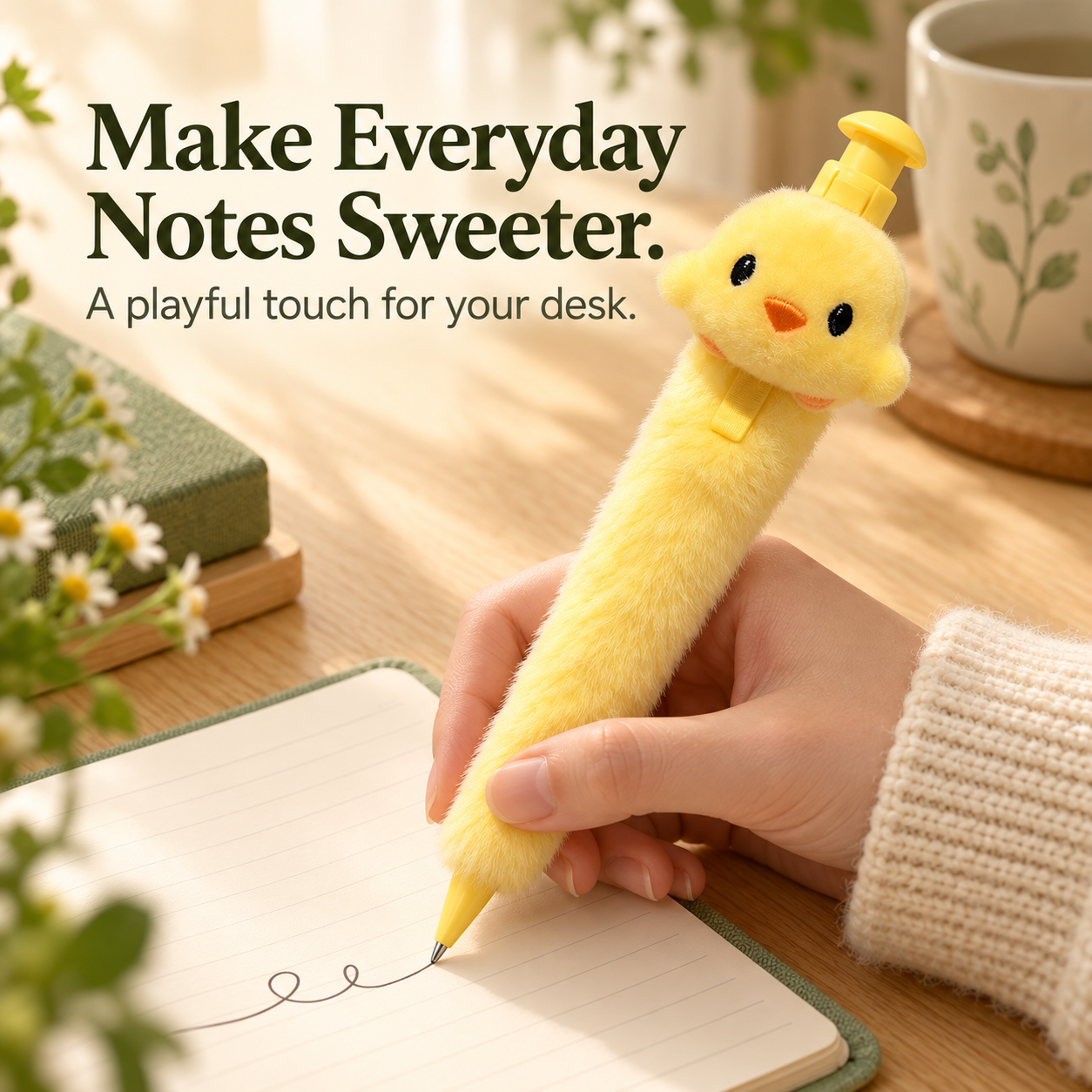 Fluffy Duck Click Pen — A Little Joy for Your Desk Secondary image