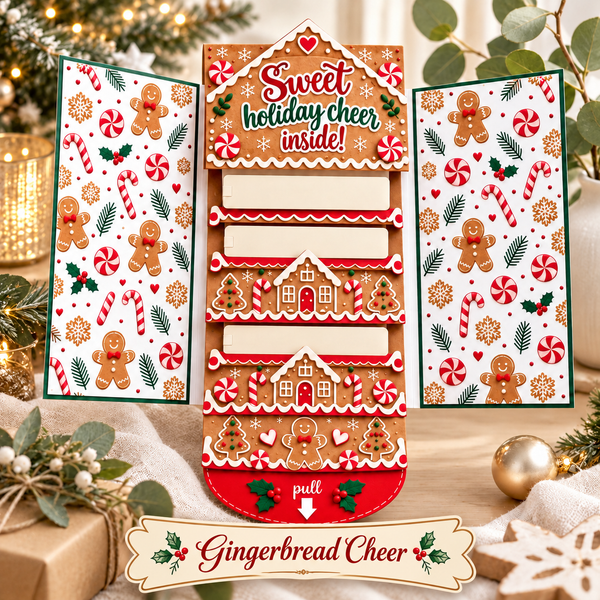 Christmas Pull-Tab Gift Card Holder – A Magical Holiday Surprise Booklet