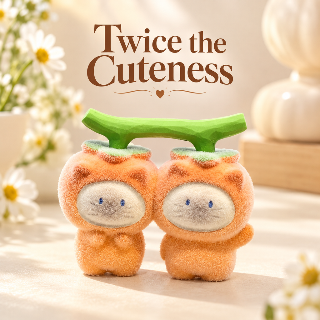 Fruit Cat Figurines – Cute Mini Desk Decor