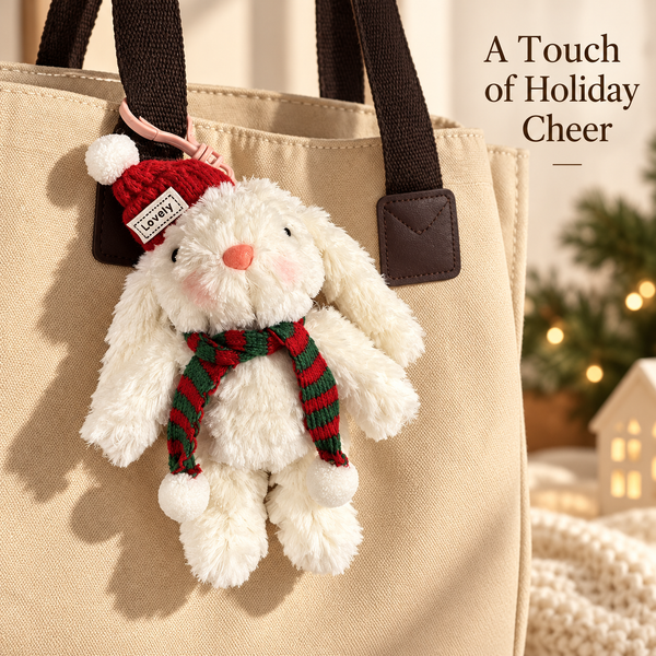 Lop-Eared Bunny Plush Bag Charm – Cute Outfit Collection