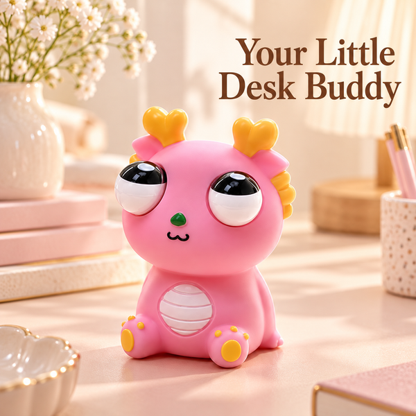 Pop-Eye Dragon Squeeze Toy – Cute Desk Fidget