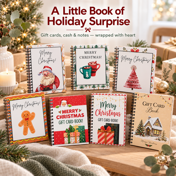 A Little Book of Christmas Surprises – Gift Card, Cash & Note Keepsake Book
