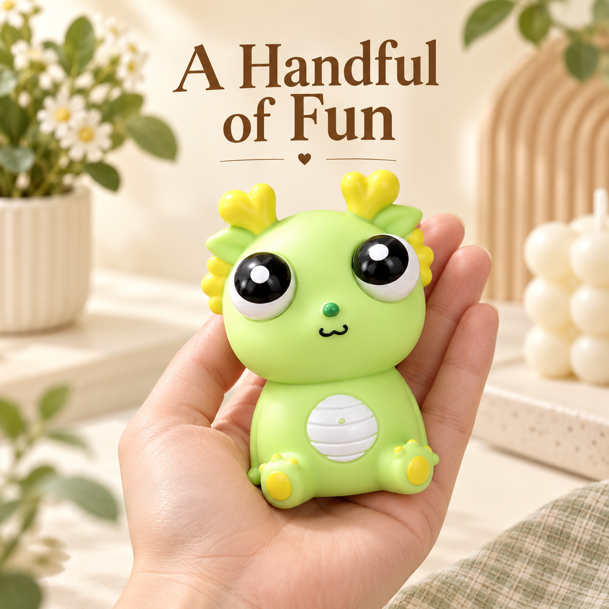Pop-Eye Dragon Squeeze Toy – Cute Desk Fidget