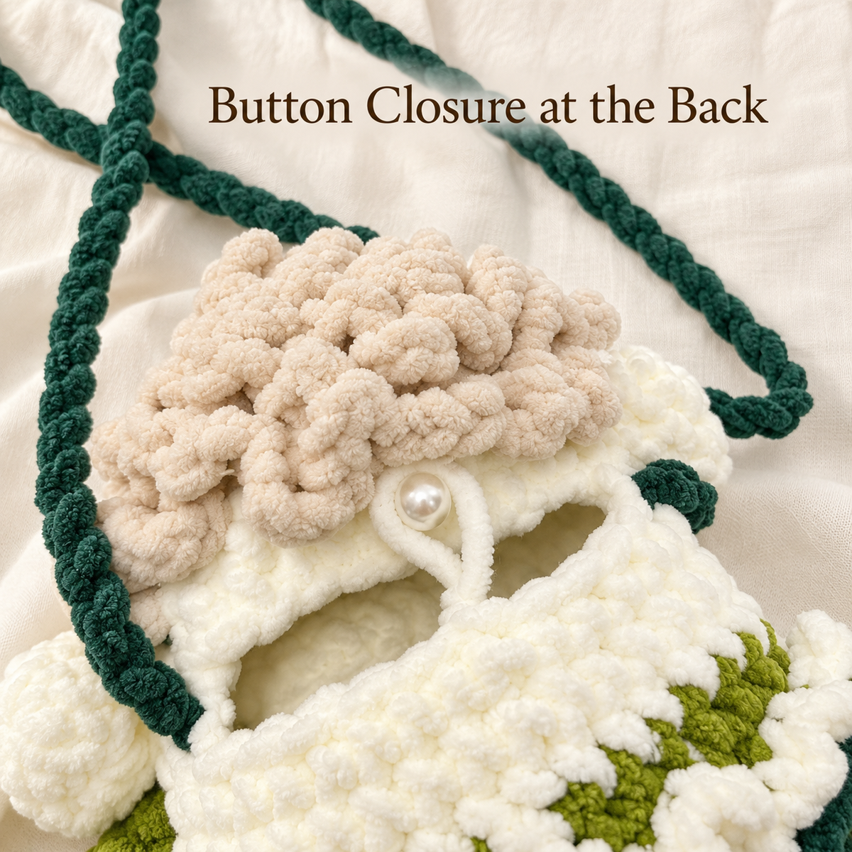 Crochet Lamb Crossbody Bag – Cute Mini Shoulder Bag