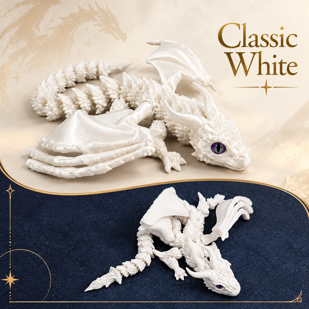 Articulated Dragon Figure – 3D Printed with Movable Wings