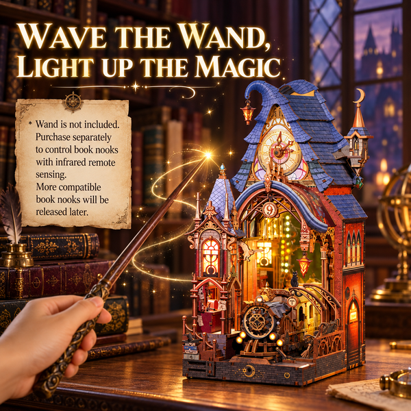 Magic Platform DIY Book Nook Kit with Lights, Expandable Platform and Endless Mirror Tunnel