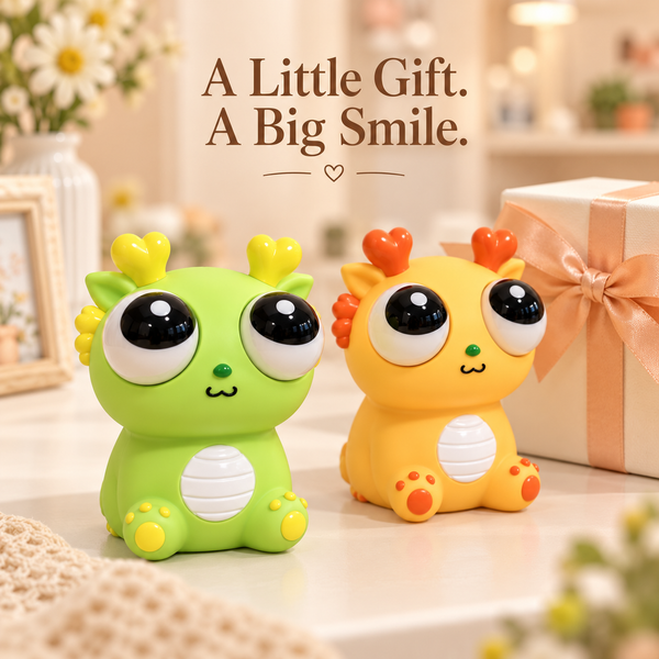 Pop-Eye Dragon Squeeze Toy – Cute Desk Fidget