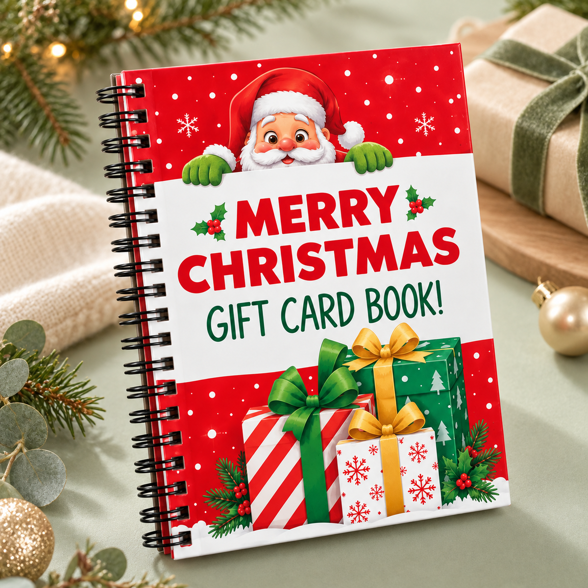 A Little Book of Christmas Surprises – Gift Card, Cash & Note Keepsake Book