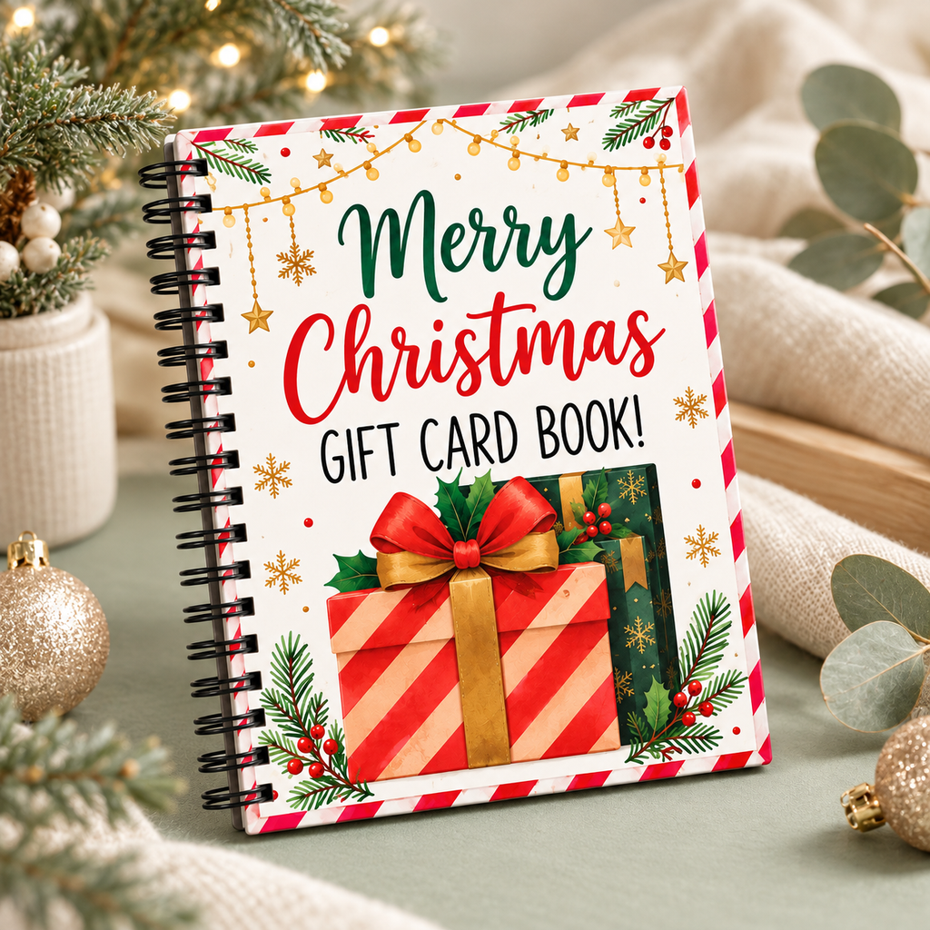 A Little Book of Christmas Surprises – Gift Card, Cash & Note Keepsake Book