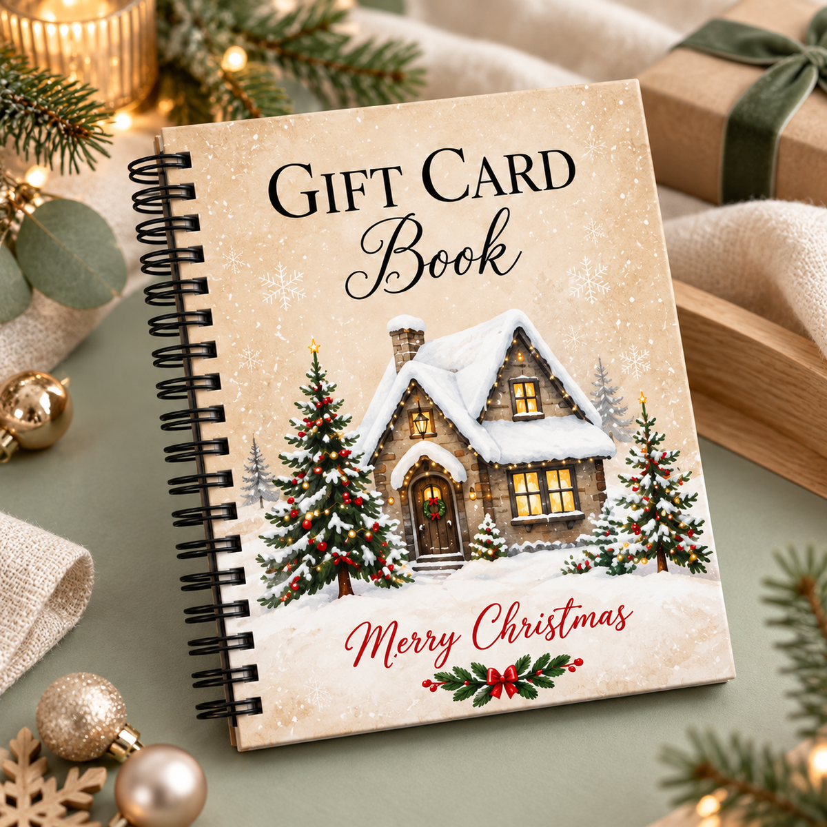 A Little Book of Christmas Surprises – Gift Card, Cash & Note Keepsake Book