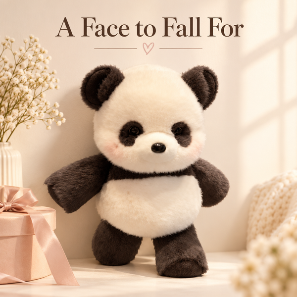 Panda Plush Toy – Cute Stuffed Animal in Classic & Brown
