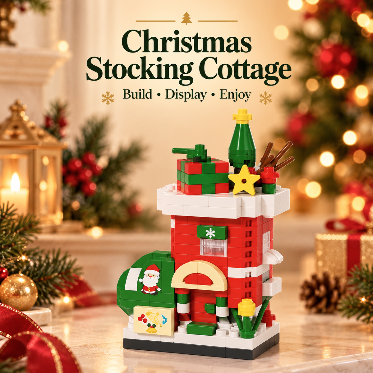 Christmas Mini Building Block Kits — Six Festive Designs